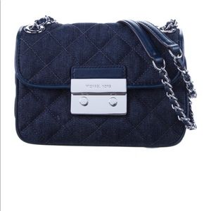 Michael Kors Quilted Shoulder Bag - Denim